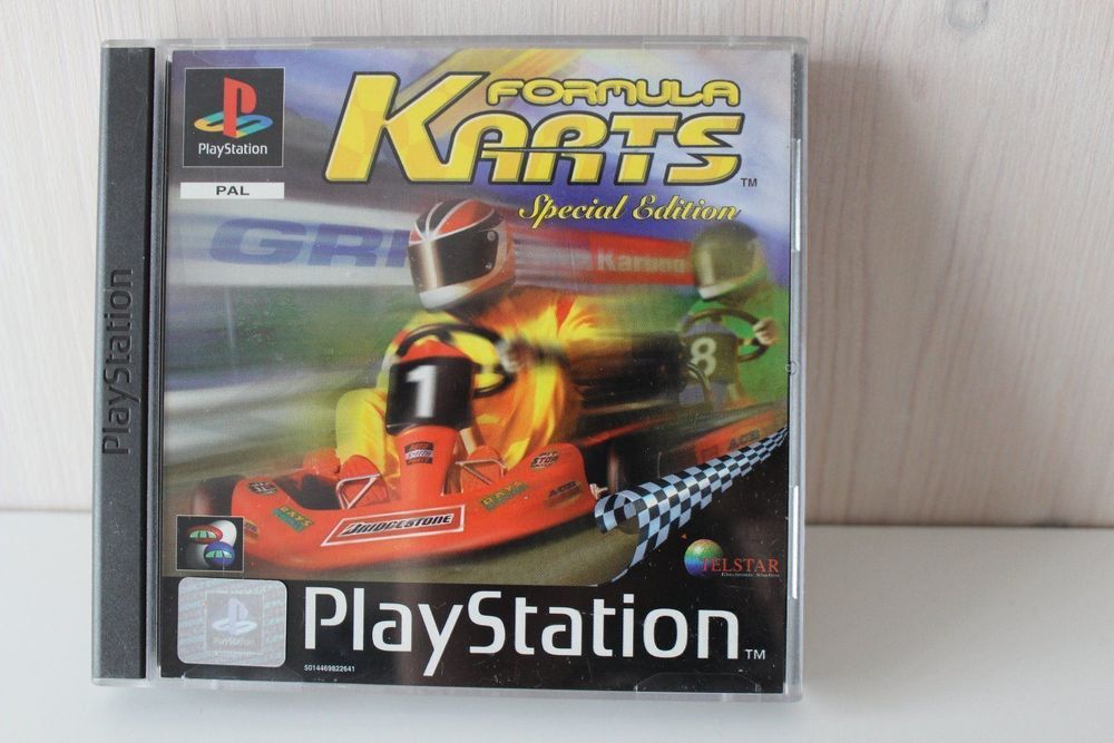 Jeu PS1 Formula Karts ELF Masters Special Edition - Version Française, Boîte Incluse, état Correct