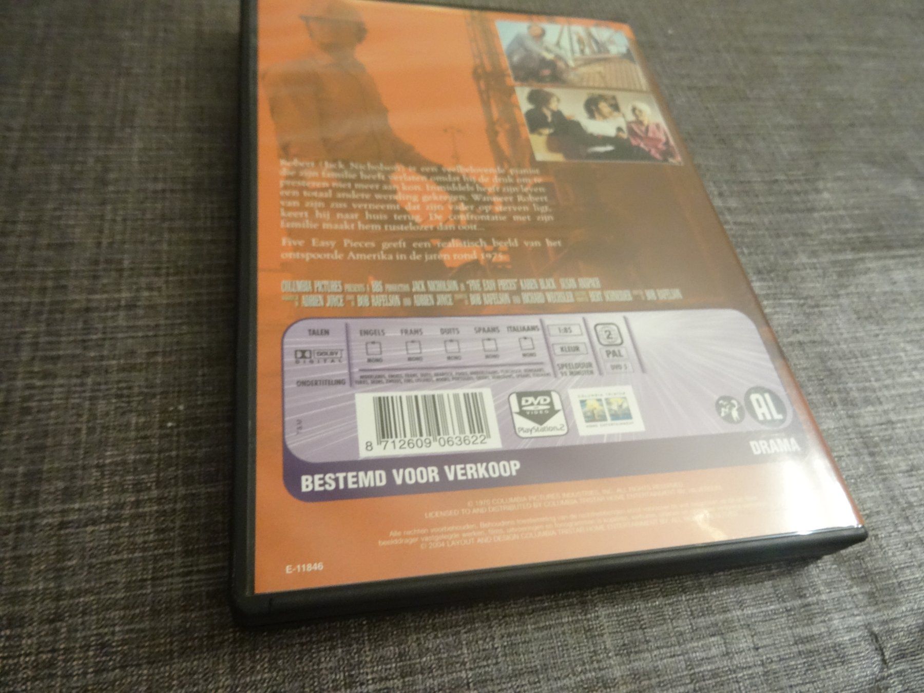 Alle DVDs: DVD Five Easy Pieces Jack Nicholson – Gebraucht aus Olten von Disc-Verkauf 2