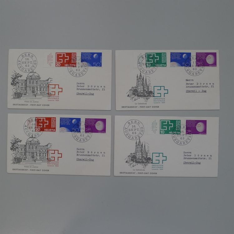 1963 FDC's (4) Amerik. Format, LUXUS! | Kaufen Auf Ricardo