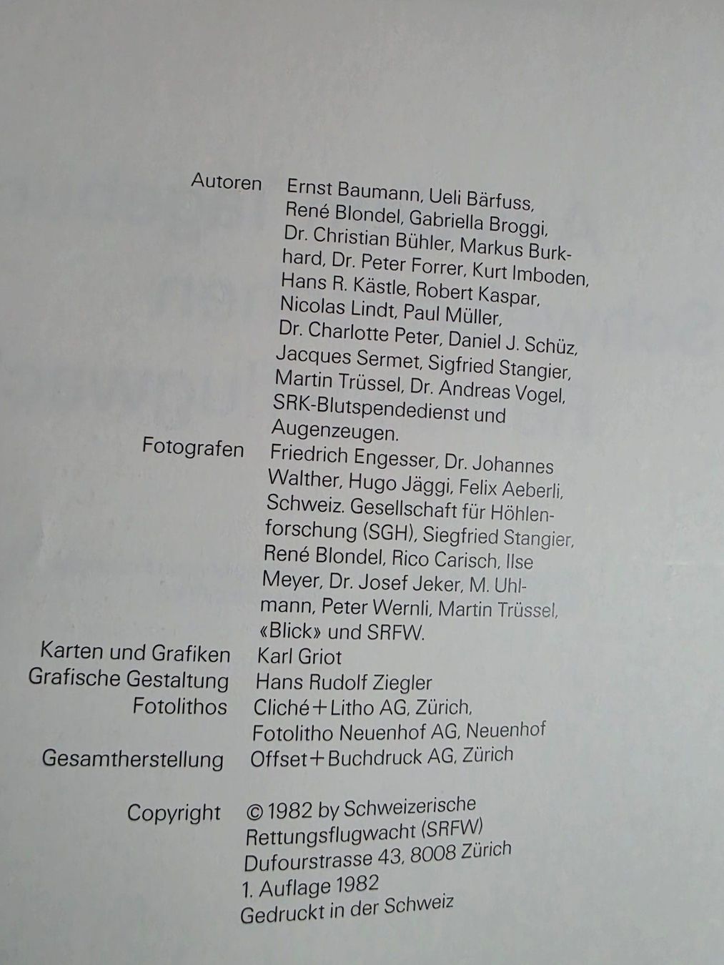 Libri: Rettungsflugwacht REGA - Buch Ex Libris - 1982 – Usato da Walterswil BE venduto da Lonitti 5