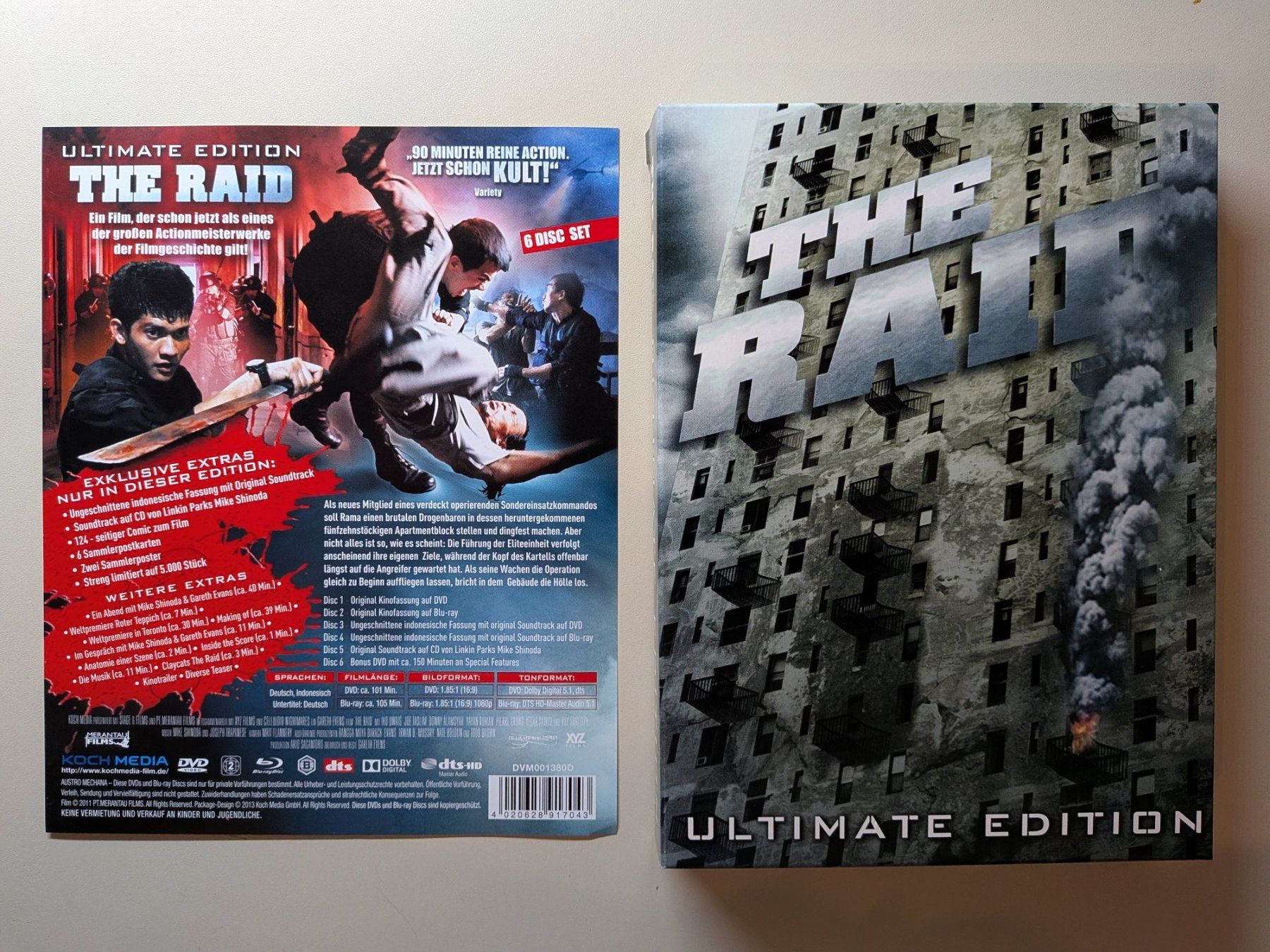 Tutti i DVDs: The Raid - Ultimate Edition [2Blu-rays+3DVDs+CD] – Usato da Port venduto da gecotom 3