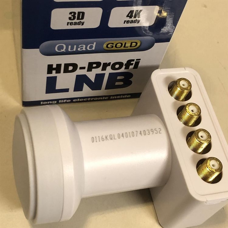 MEGASAT LNB, Quad, 40 mm, HDTV 3D geeignet | LNB günstig kaufen | elektronik