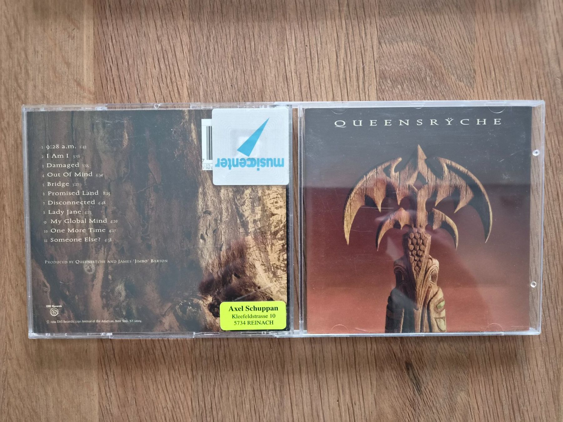 CD: CD Queensryche - Promised Land, 1994 – Usato da Nebikon venduto da Harley-Davidson01