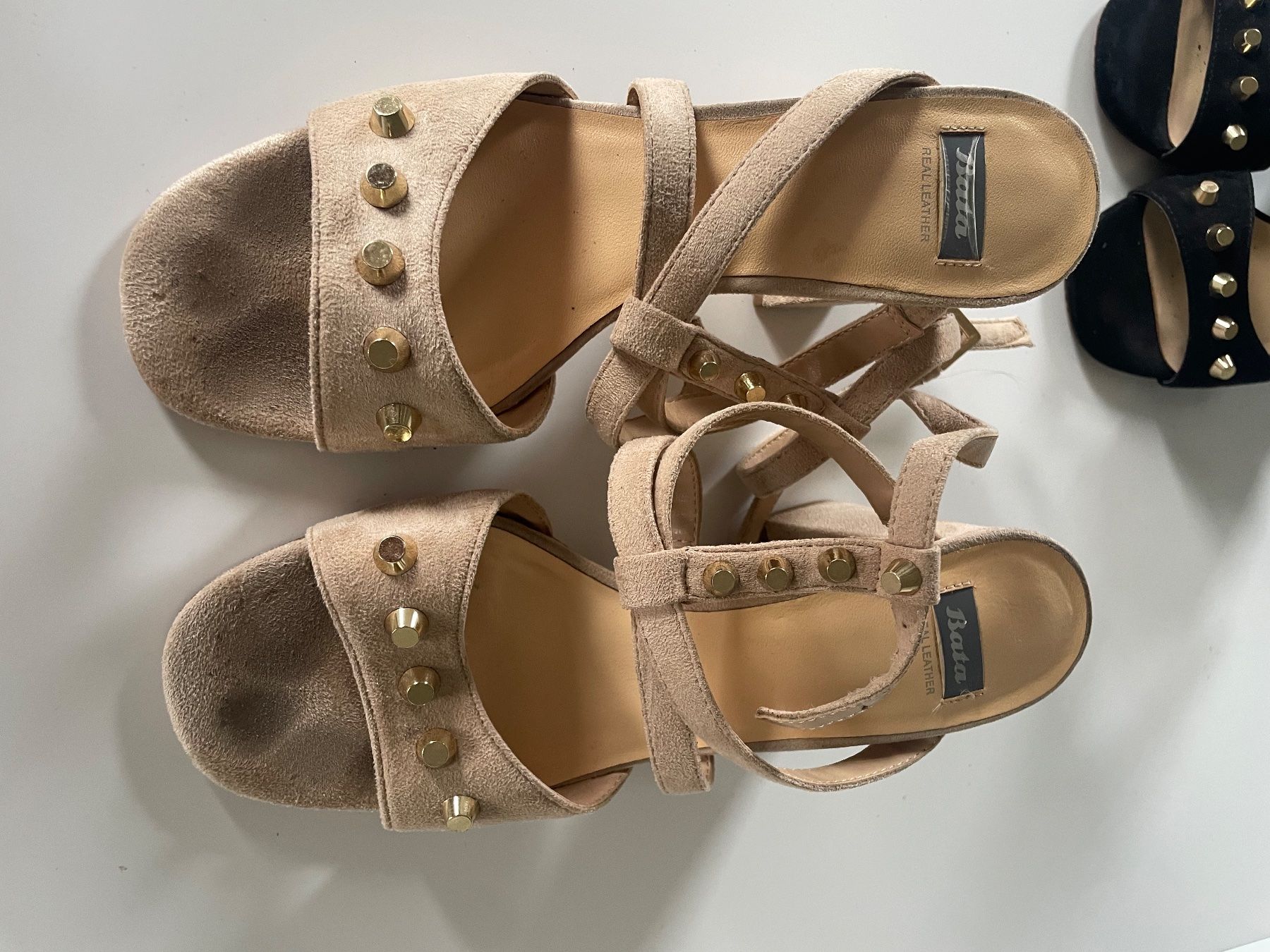 Scarpe da donna: 2 Paar Sandalen, Echleder, Bata, Grösse 38 – Usato da Coldrerio venduto da Theres2004 5