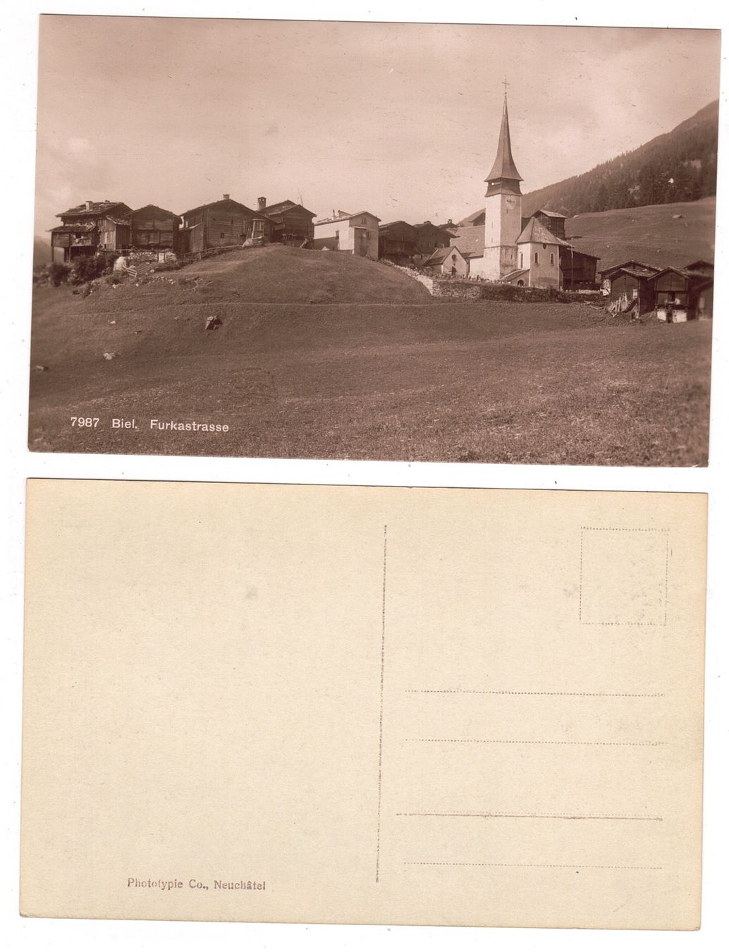 Cartes postales: Biel, Furkastrasse – D'occasion à La Tour-de-Peilz par amjust