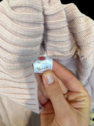 Maglioni & Felpe: Brecdi Rosa Rollkragenpullover mit Blumenstickerei - – Usato da Zug venduto da vinokilo 4