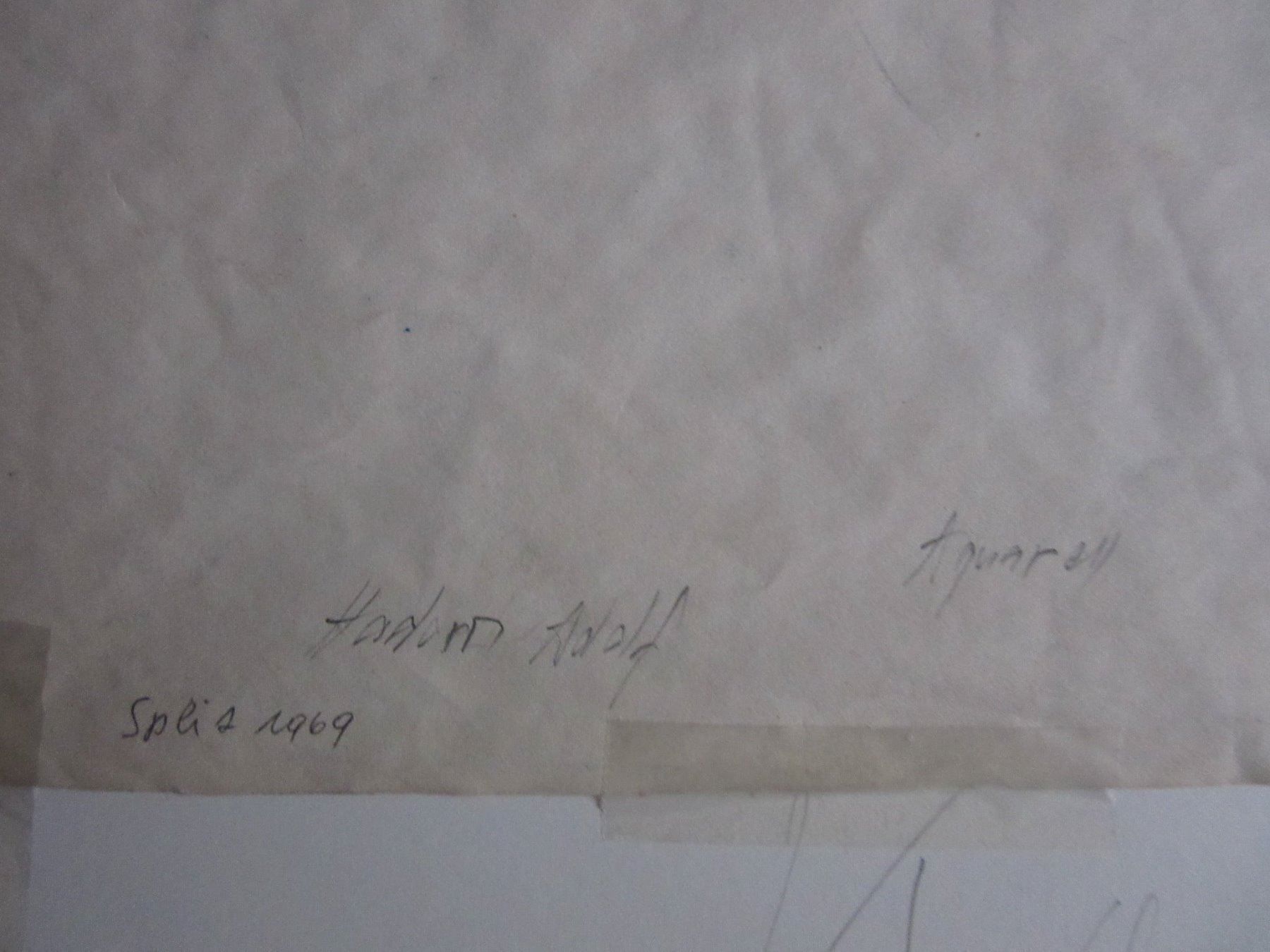 Foto & Immagini: HADORN ADOLF ORIGINAL AQUARELL SIGNIERT – Usato da Gersau venduto da grafik-kunst 3