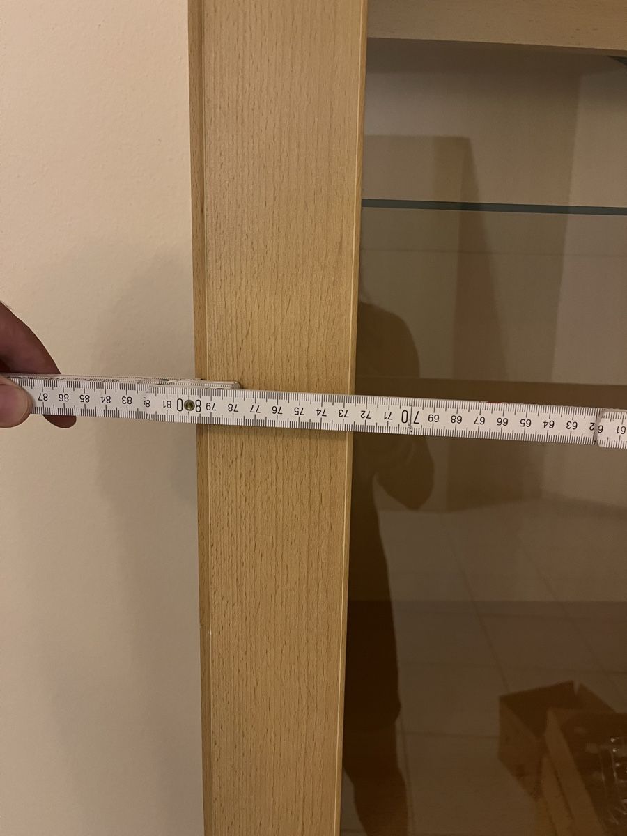 Schränke: Vitrinenschrank Hochschrank Buche hell Glas – Gebraucht aus Bretzwil von Olga_KroXa 6