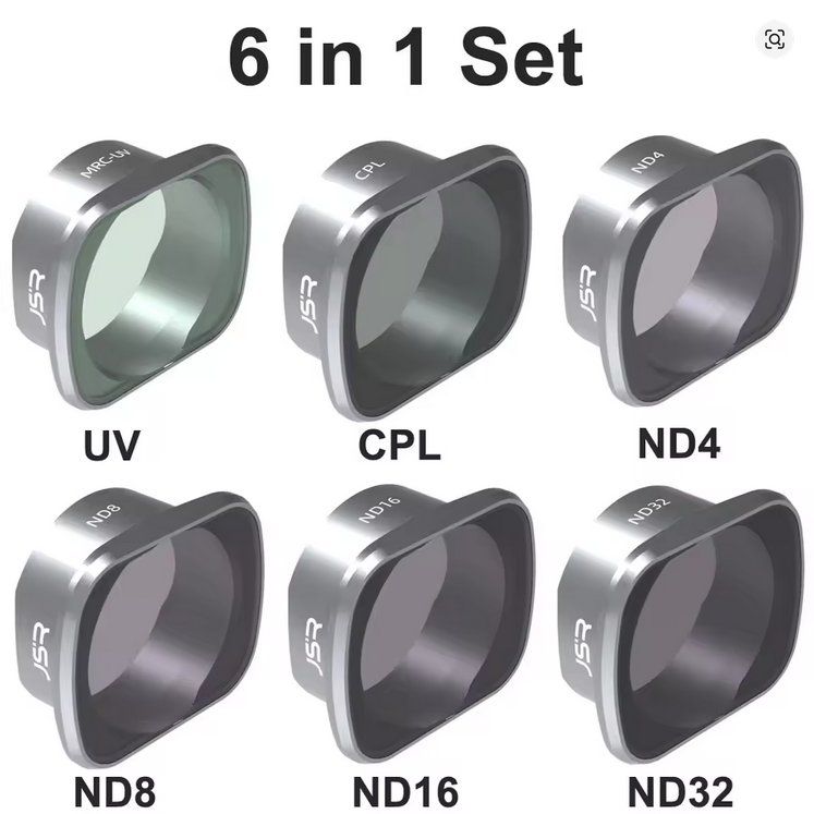 DJI RC Modellbau: Set mit 6 Filtern für DJI FPV-Objektive - – Neu und originalverpackt aus Bussigny von SHOP-DRONE-UNIVERS
