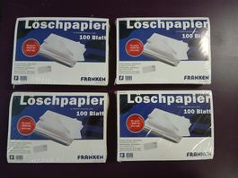 4x FRANKEN Löschpapier für Tafelwischer Z1921
