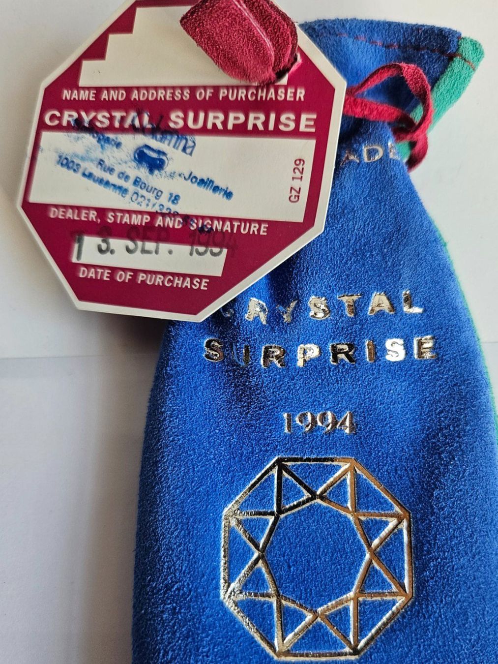 Swatch Orologi: Swatch Crystal Surprise 1994 pochette neuve – Usato da St-Barthélemy VD venduto da trak98p 2