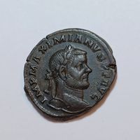 Follis (grosse römische Bronzemünze) Maximian 286-305