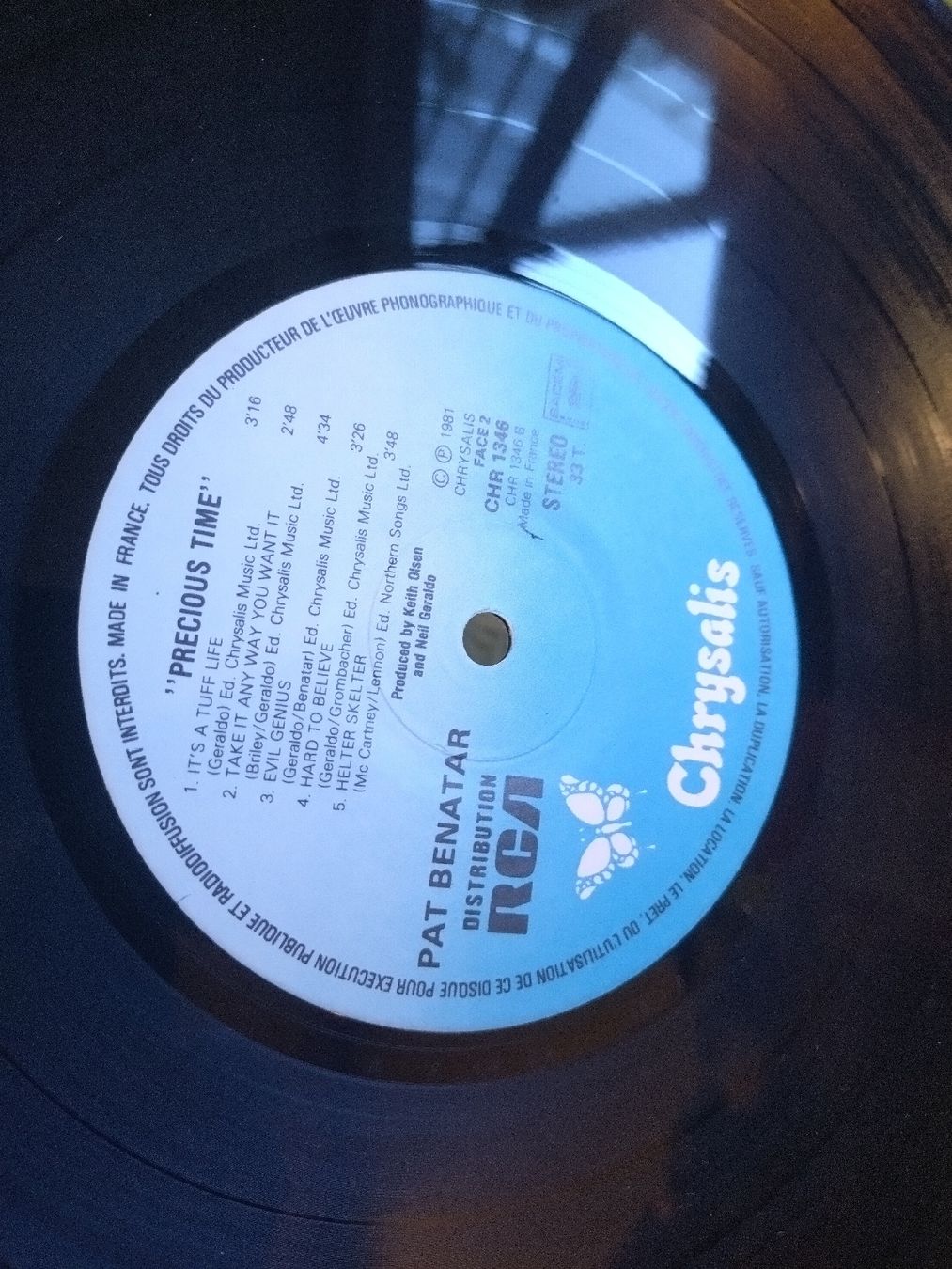 Dischi in vinile: Vinyle Pat Benatar Precious Time  – Usato da Farvagny-le-Grand venduto da LaCaverne 9