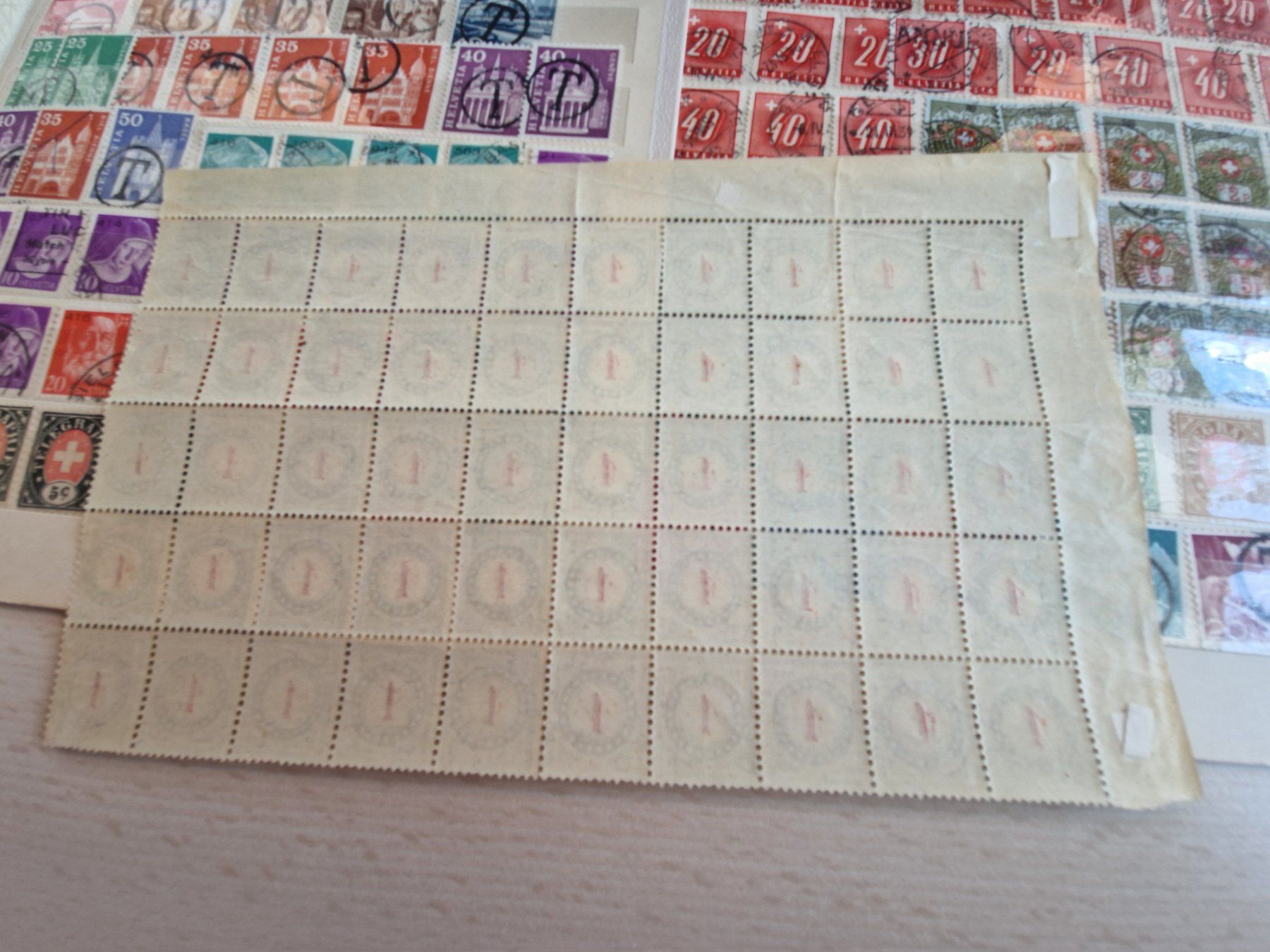 Tous les timbres: Ansammlung CH - Fundgrube, ab 1.- – D'occasion à Burgdorf par Glossy01 4