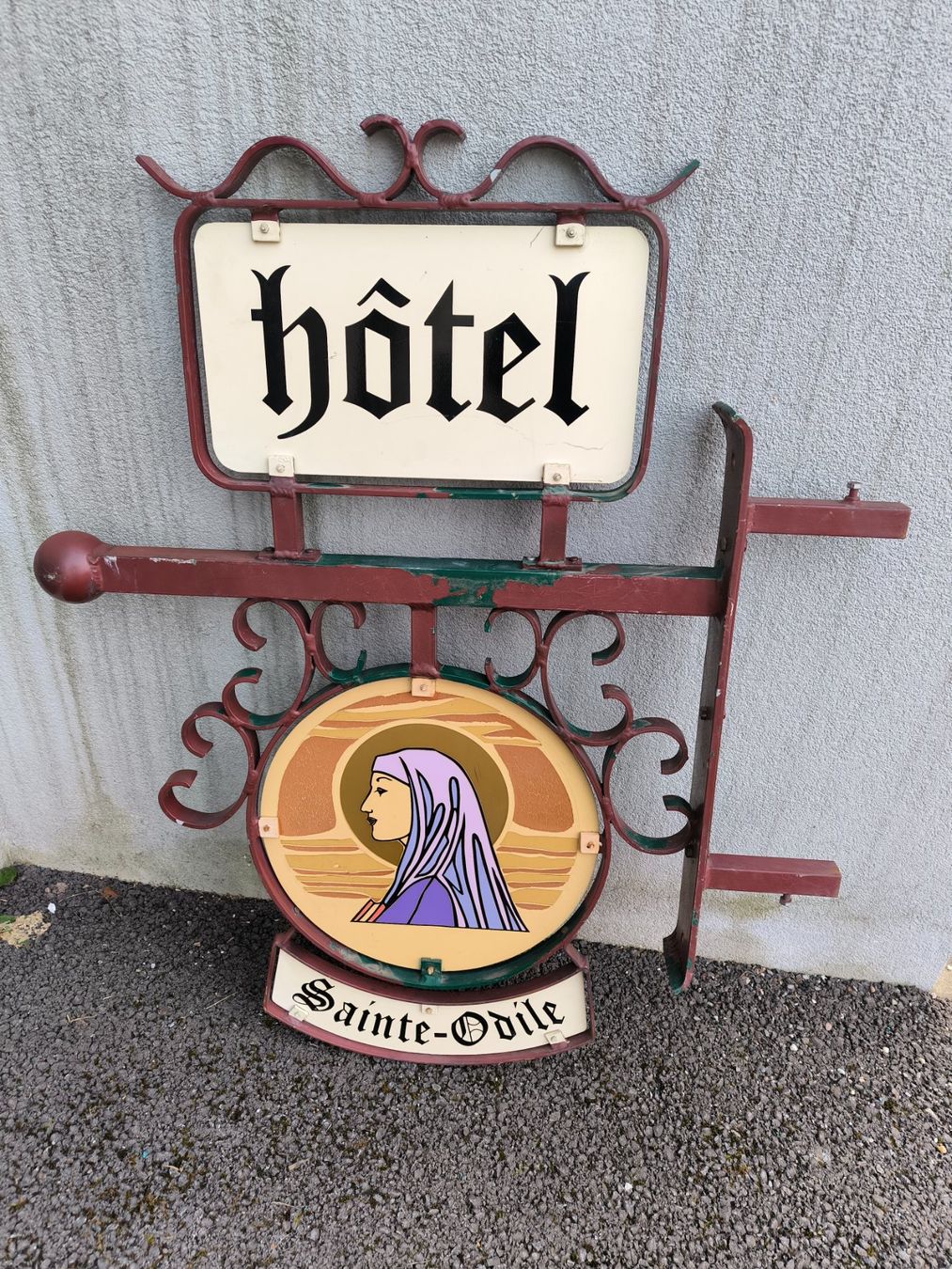 Schilder: Enseigne Hôtel Sainte Odile – Gebraucht aus Wittenheim von LeGrenierdeSam 5