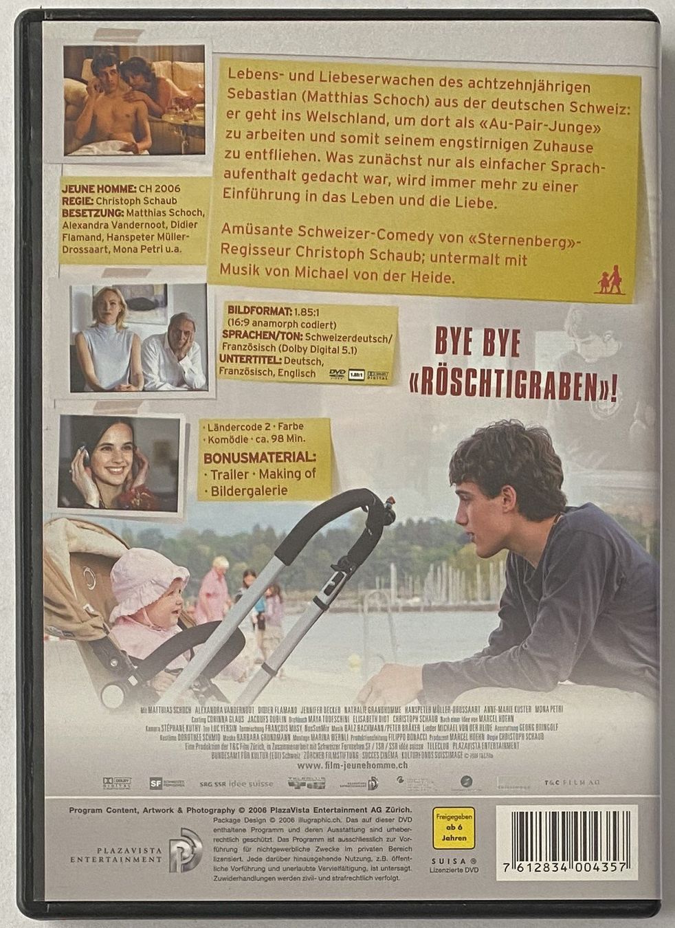 Tutti i DVDs: Jeune Homme – Usato da Flums venduto da Asquillo 1