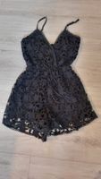 Schwarzer Spitzen Jumpsuit, Grösse S  Perfekt für den Sommer