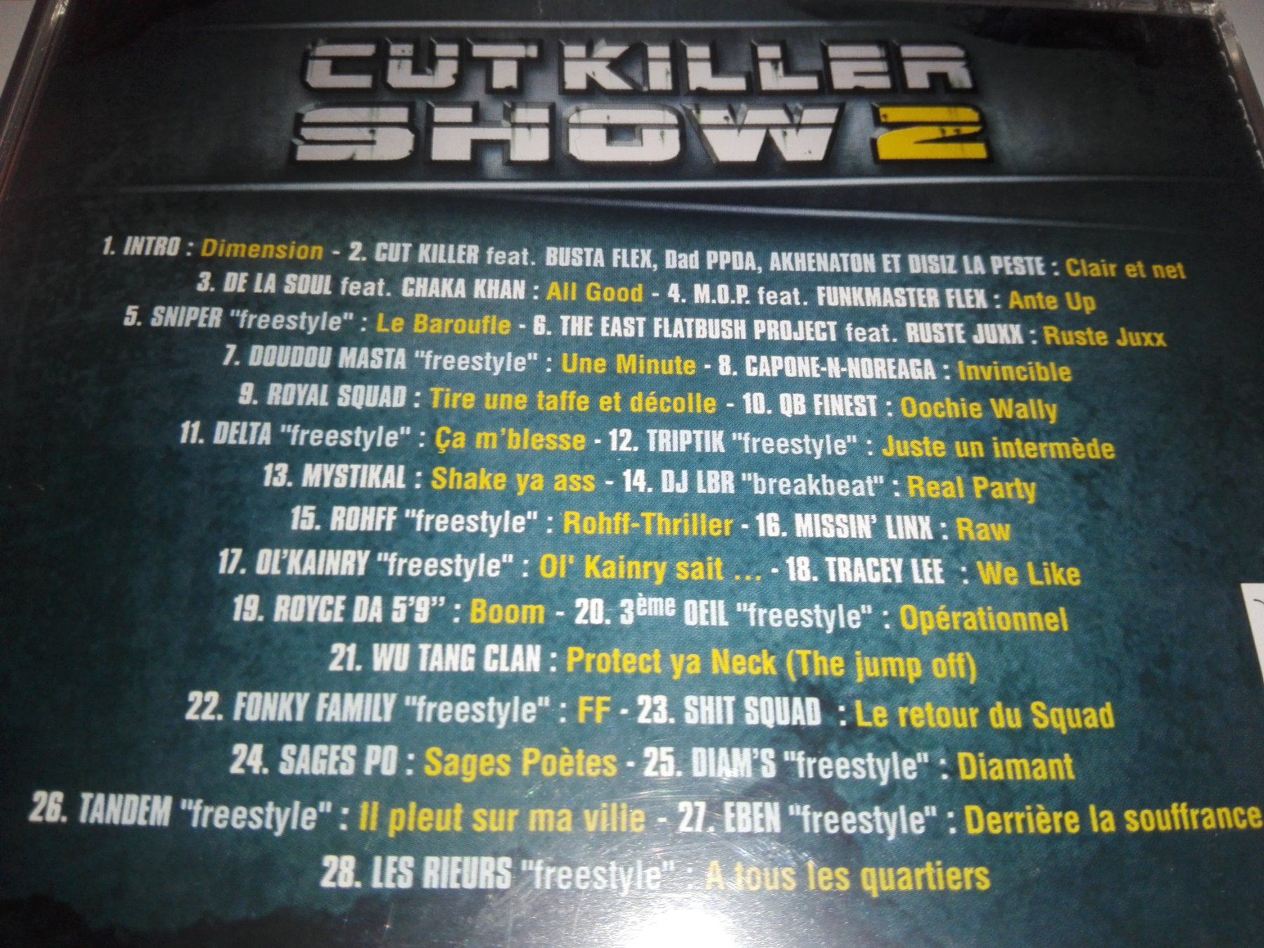CDs: Cut Killer Show 2  - DJ Cut Killer                    ©2001 – Gebraucht aus St. Gallen von elk2020 1