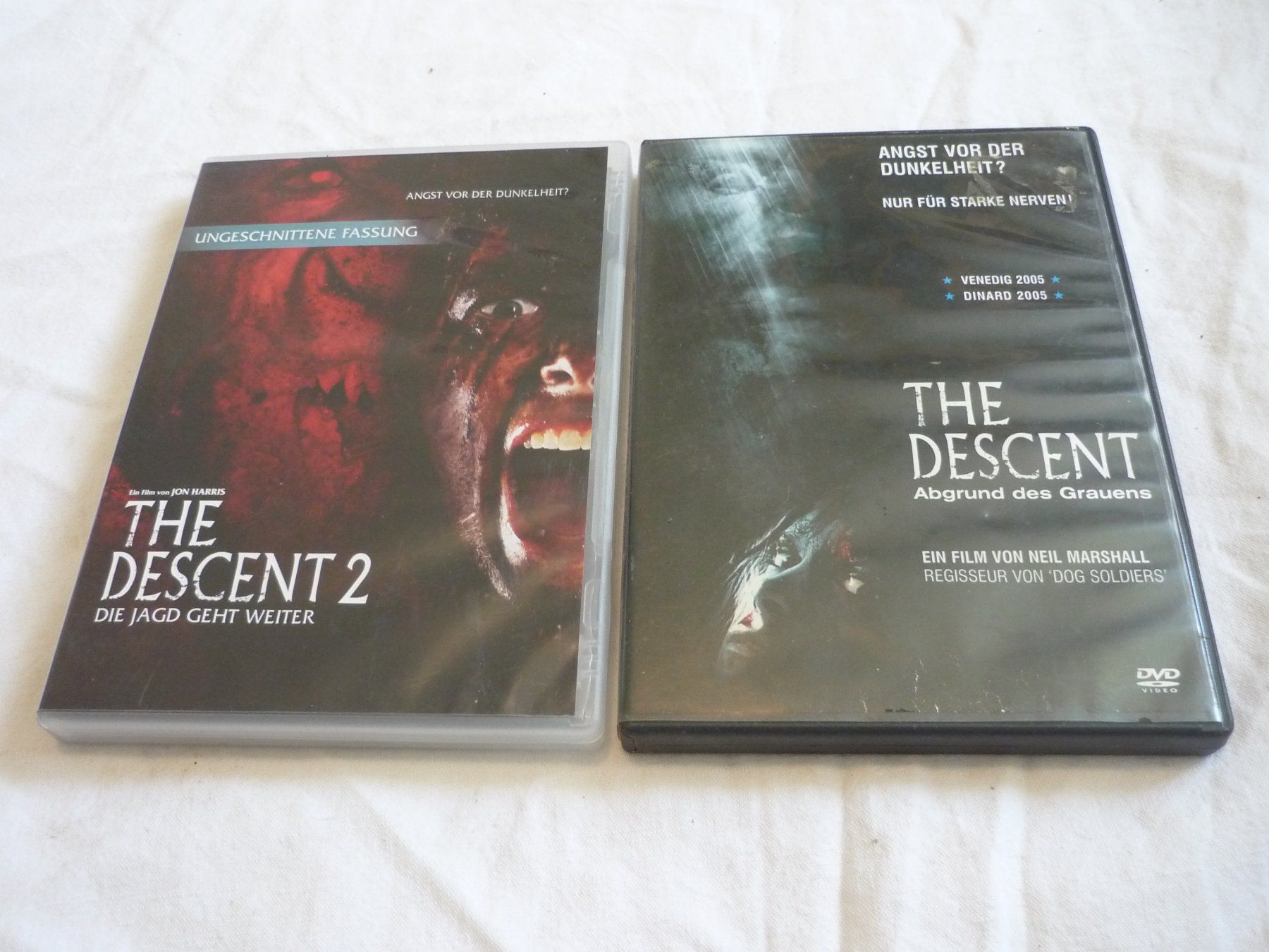Alle DVDs: 2x DVD Horror - The Descent 1 + 2 – Gebraucht aus Beringen von zzRegal