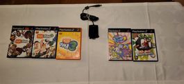 Eyetoy 1-3 / U Move Super Sport / Bust A Move 2 +Kamera