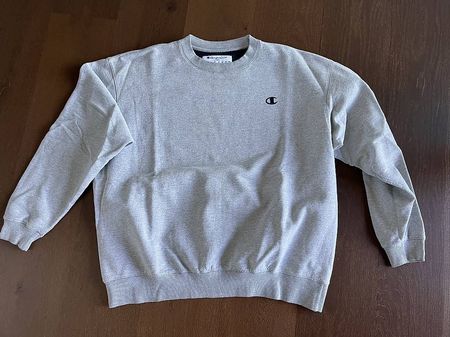 Grauer Champion Sweater Oversized