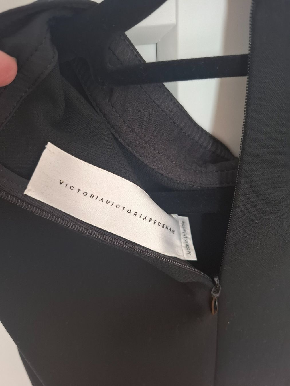 Victoria Beckham Vestiti: Victoria Beckham Kleid schwarz – Usato da Forch venduto da nicmau 3