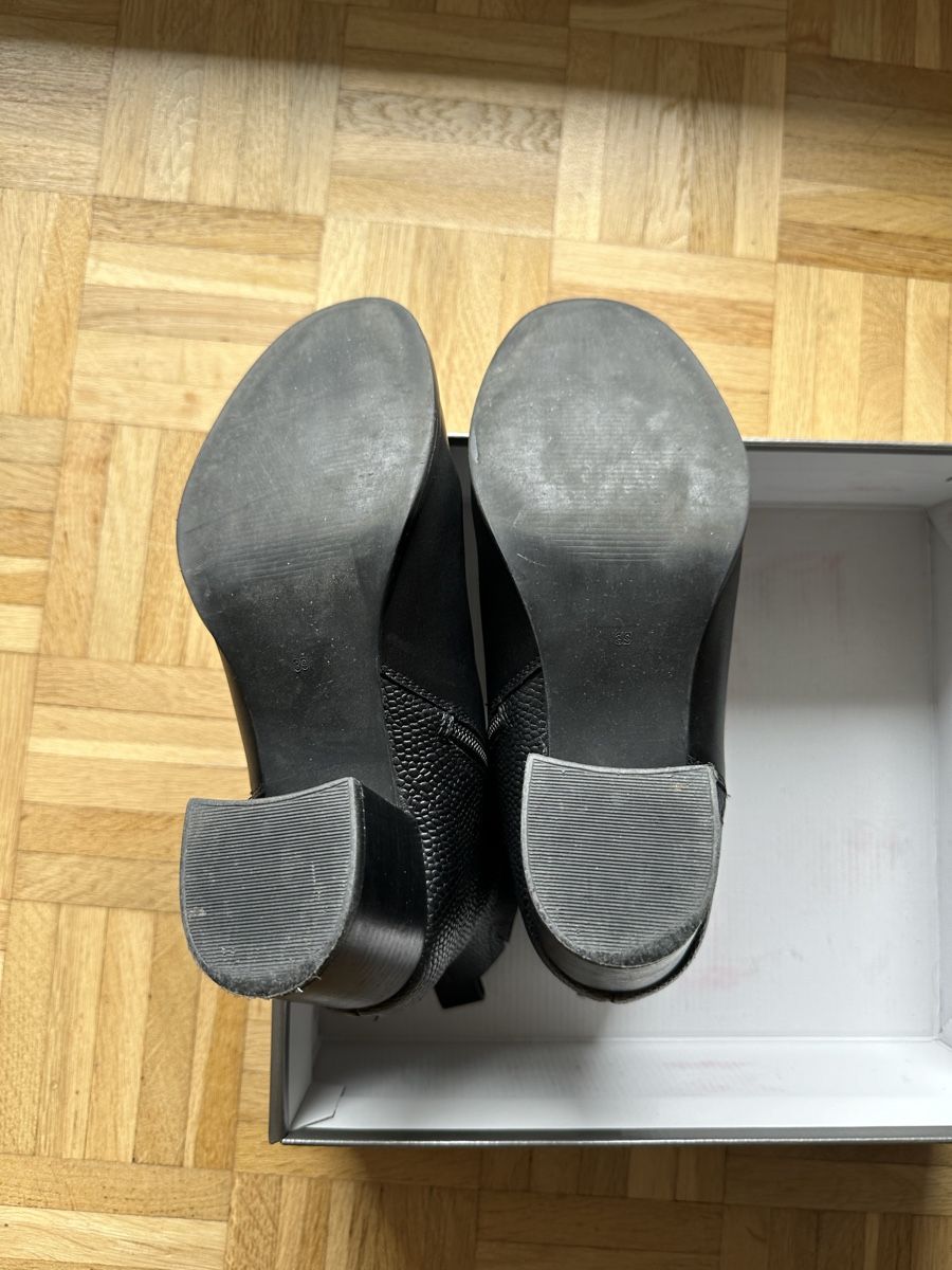 Damenschuhe: Varese boots in black leather T-39 – Gebraucht aus Epalinges von Lily2006 3