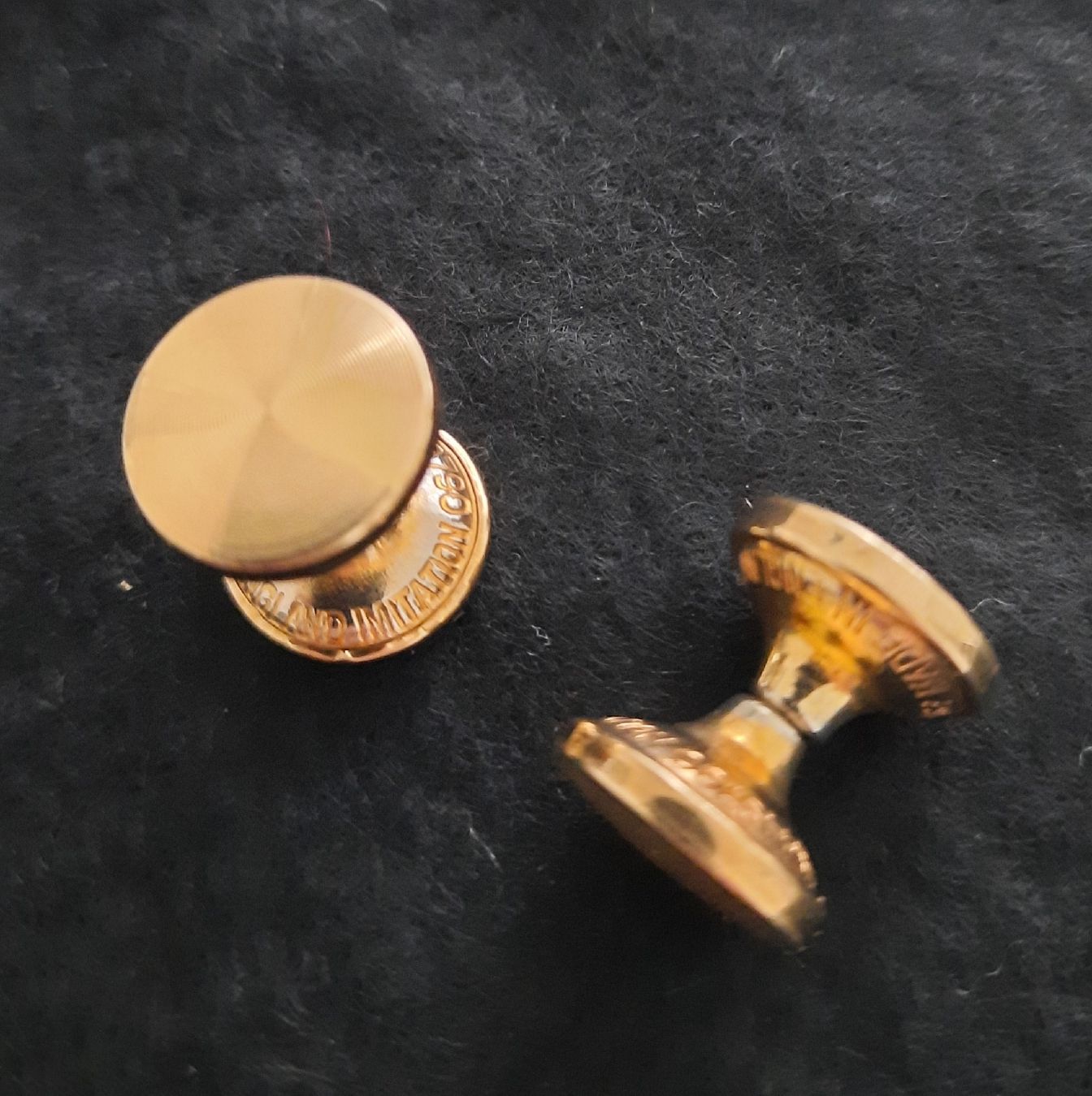 Gemelli: antike Manschettenknöpfe, elastisch, Made in England, Roller – Usato da Zürich venduto da Limmatufer