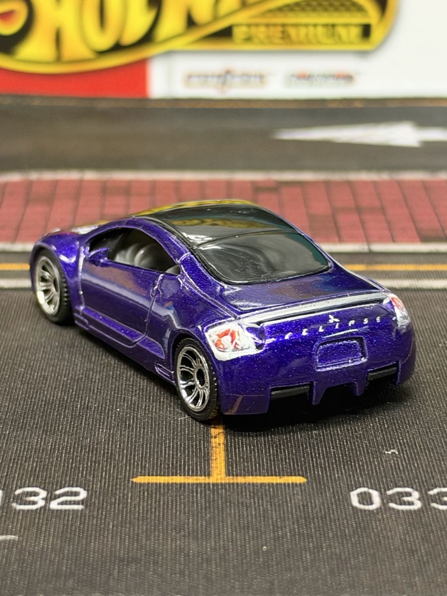 Matchbox Modellini d'auto: Matchbox Mitsubishi Eclipse violette – Usato da rolle venduto da Noma-collectible 2