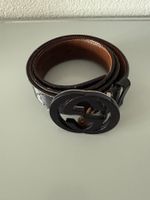 Gucci Gürtel aus Leder, 96cm, in schwarz