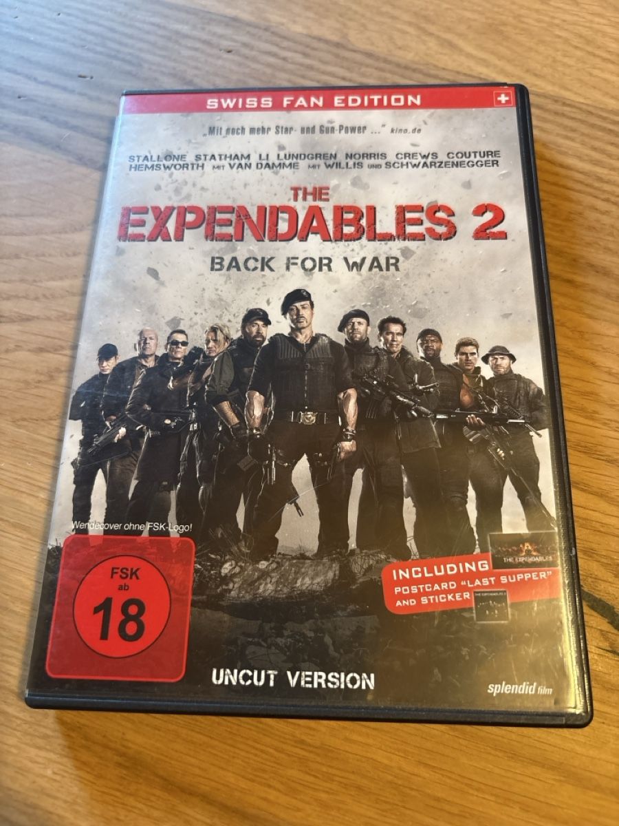 Tutti i DVDs: The Expendables 2 - Back for War, Uncut – Usato da Meiringen venduto da sam_m589