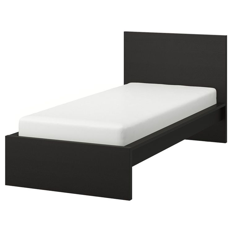 Bett 90x200 (Ikea Malm) schwarz Kaufen auf Ricardo