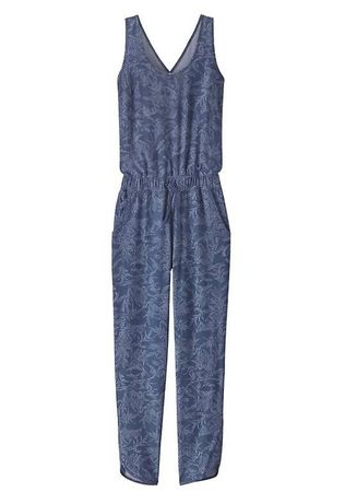 Patagonia Jumpsuit, Gr. S Flower / Current Blue 