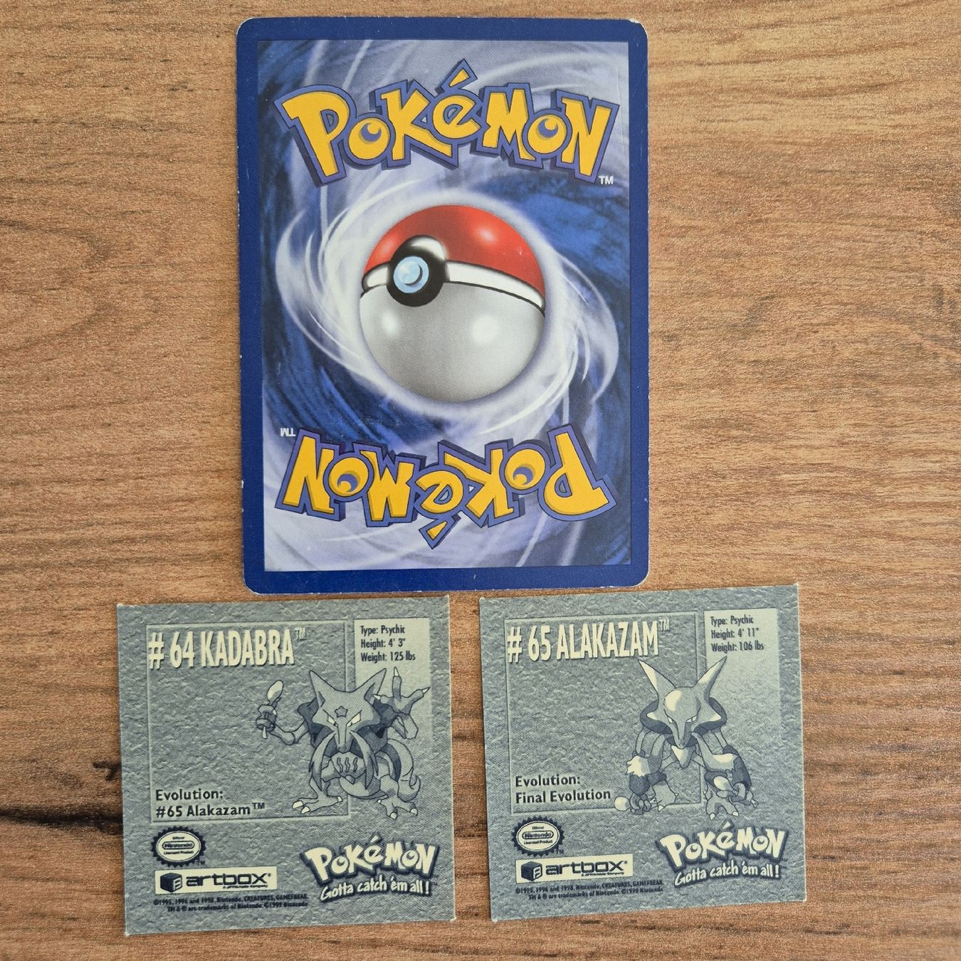 Pokémon Carte collezionabili: Abra Kadabra Alakazam vintage – Usato da Ursy venduto da RetroBebar777 1