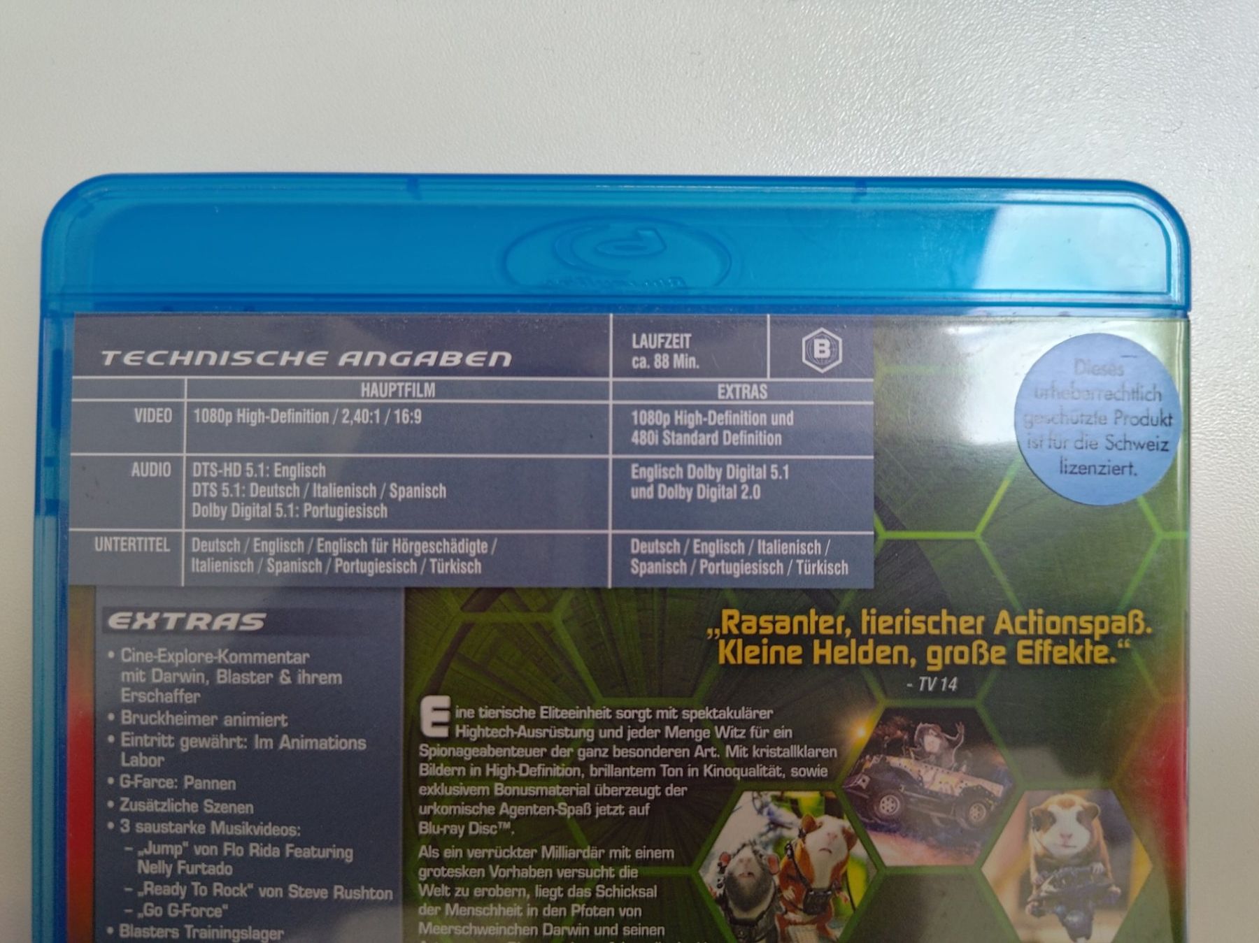 Tutti i DVDs: G-Force Agenten mit Biss – Usato da Liestal venduto da Kratzilla 3