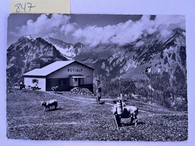 Ansichtskarten: alte Ansichtskarte Rütialp Melchtal, 1961 – Gebraucht aus Niederwil AG von dahu75