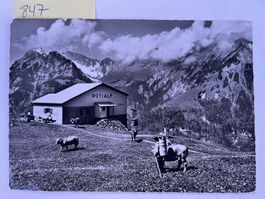alte Ansichtskarte Rütialp Melchtal, 1961