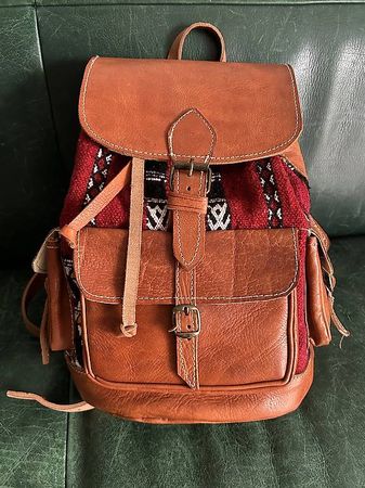 Lederrucksack vintage 