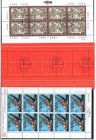 2002-03/1067,1080+1084, 3 Kleinbogen gestempelt (13231)