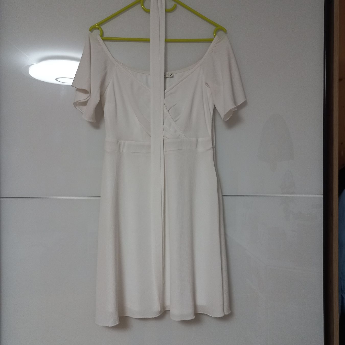 Vestiti: weisses Sommerkleid, Grösse 36 – Usato da Bettlach venduto da Venus22999