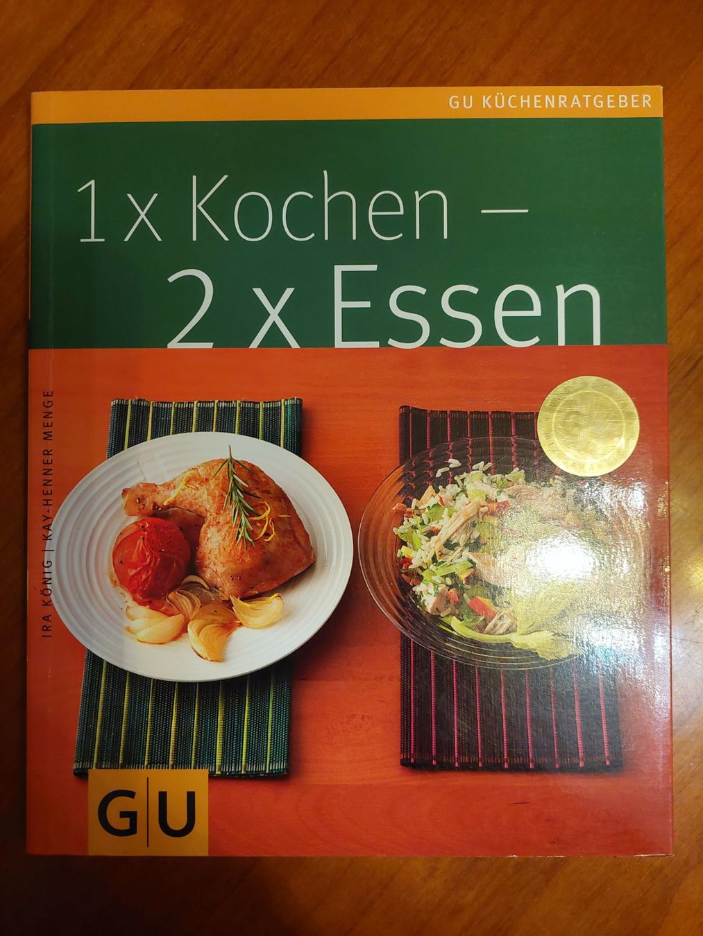 Libri: Kochbuch 1 x Kochen - 2 x Essen – Usato da Wynau venduto da Meysi