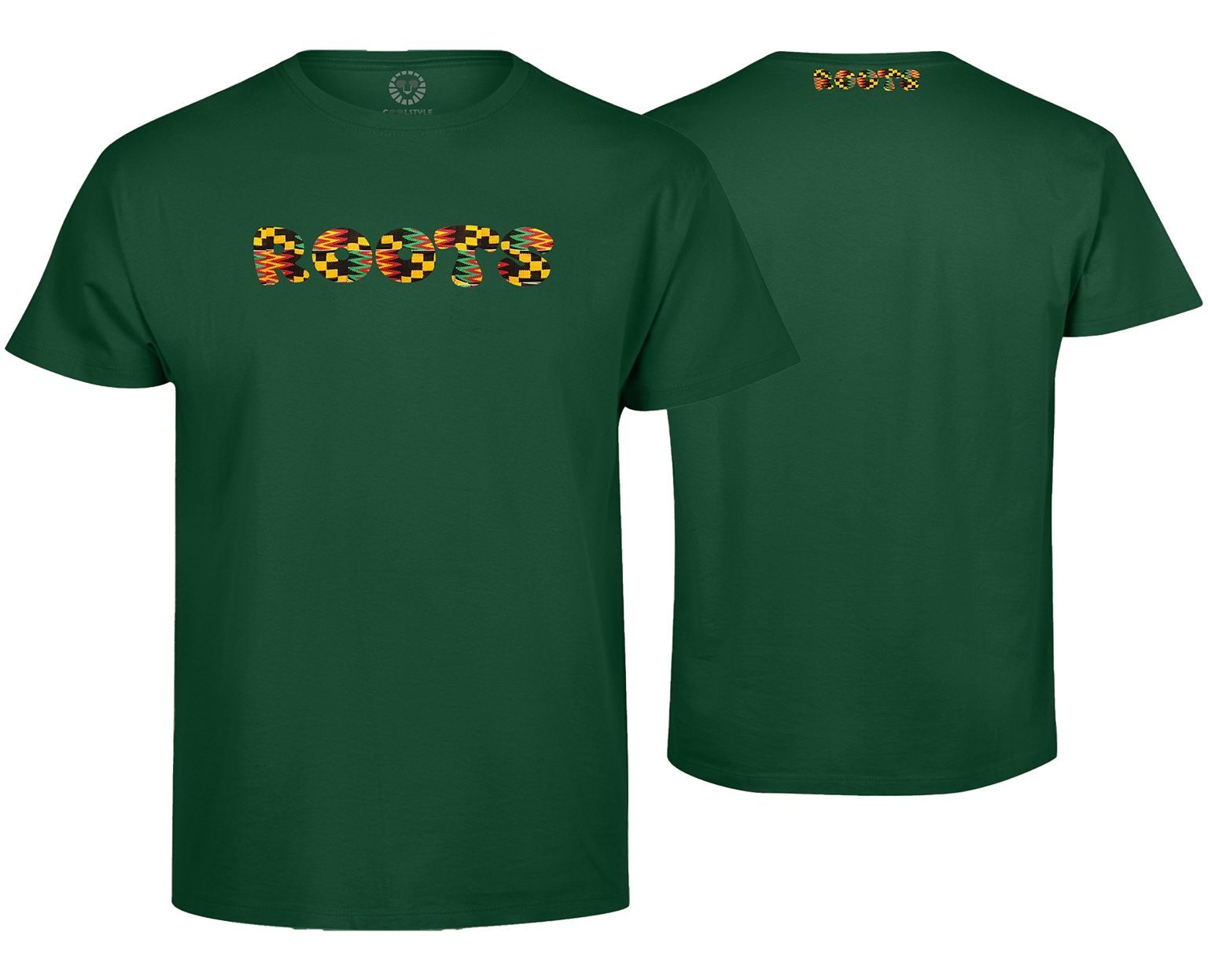T-shirt: Roots Premium Tshirt mit Kente - Denim Blau – Nuovo e nell'imballaggio originale da Regensdorf venduto da StyleTown 6