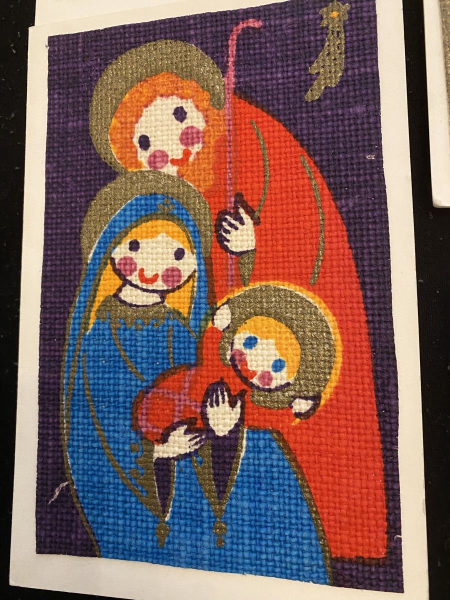 Cartoline: 4er Set Vintage Weihnachtskarten Dänemark 70er – Usato da Buchrain venduto da Sisi83 1