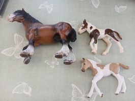 Pferde Figuren Schleich 3er Set gebraucht