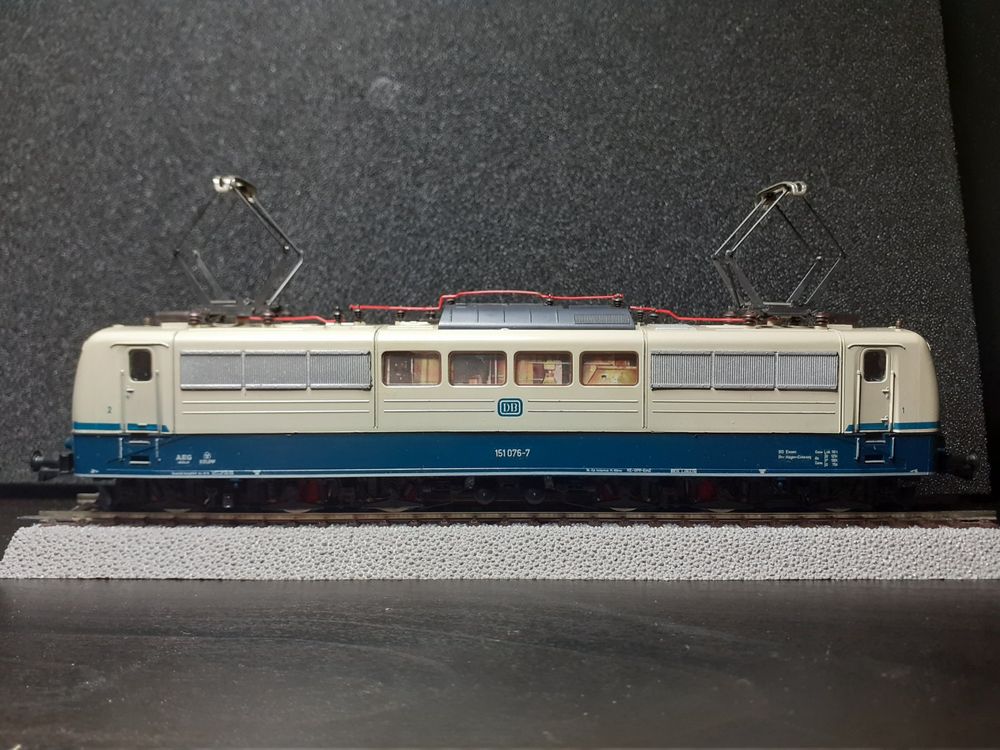 Locomotive Roco DB BR 151 – Réf.4132, échelle HO, Analogique DC, Verte, Avec Lumière