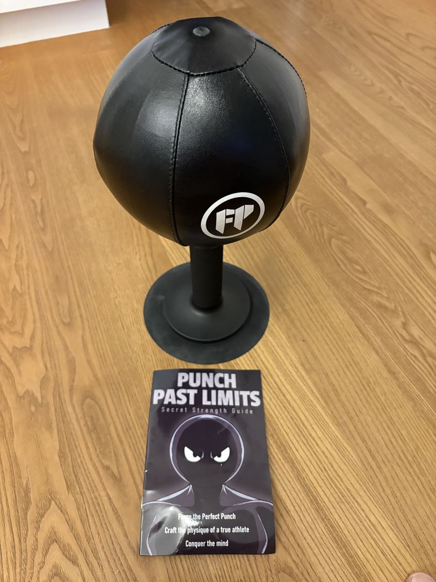 Jouets: Punching Ball mit Anleitung "Punch Past Limits" schwarz – D'occasion à Brunnen par Simba_11 5