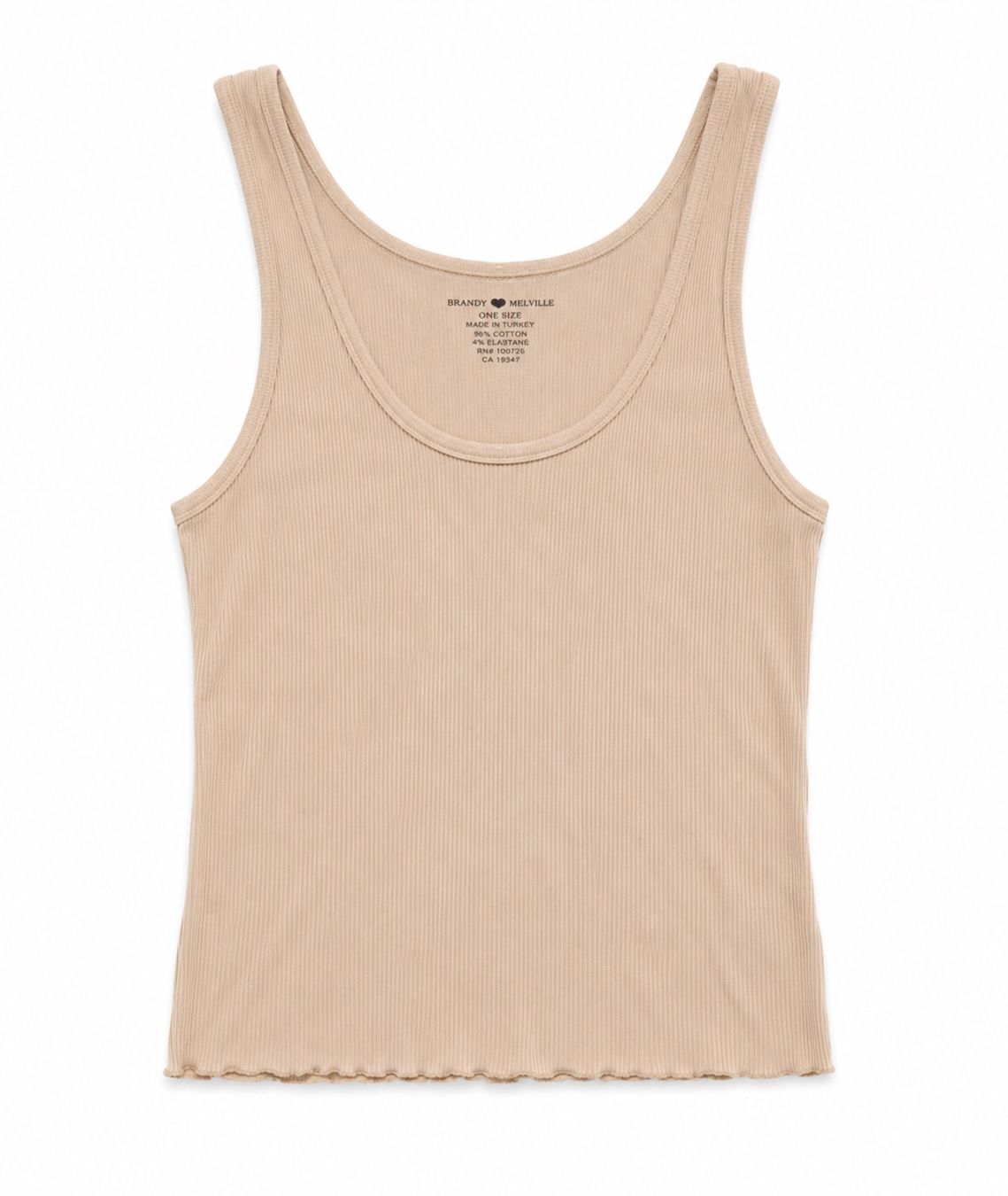 Brandy Melville Top: Brandy Melville Ribbed Top – Usato da Rümlang venduto da svent