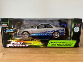 Nissan Skyline Fast and Furious DieCast 1:18