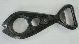 Antiker Flaschenöffner, Kronkorkenheber Gusseisen
