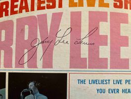 Jerry Lee Lewis AUTOGRAMM / SIGNIERT 1964er LP!